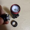 LED ліхтар металевий міцний алюміній із регулюванням променя LED XGFire Black