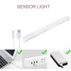 Автономний LED світильник з датчиком руху 20см 13LED Warm на акумуляторі